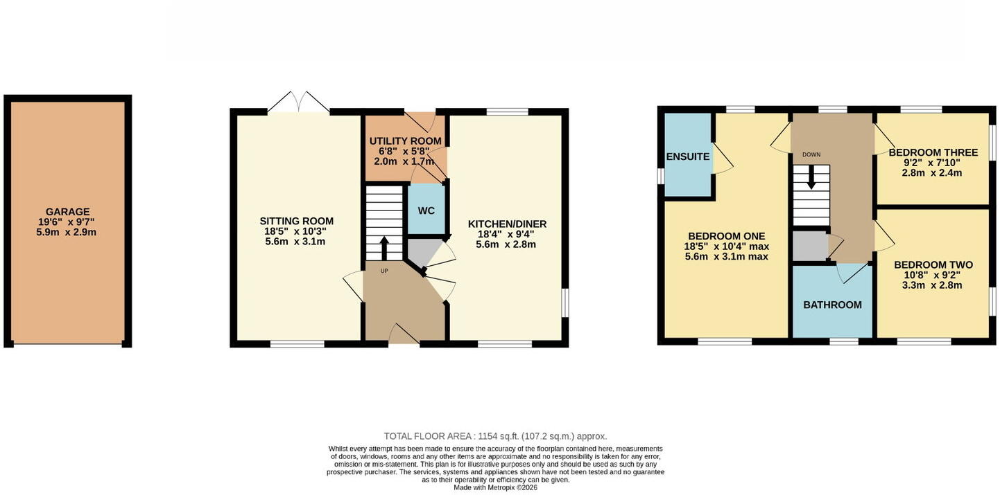 Starling Close, Shepshed floorplan