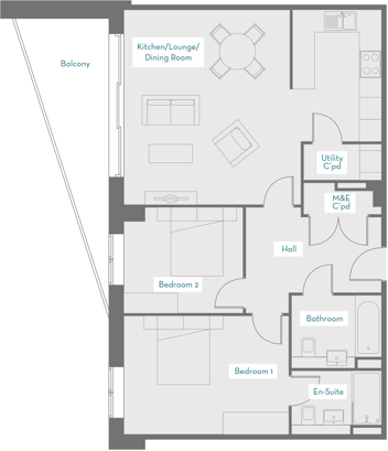 Paul Street, Taunton, Somerset, TA1 floorplan