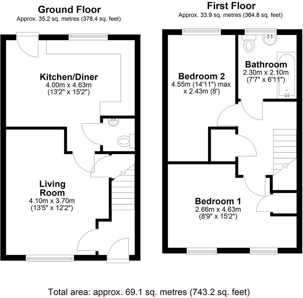 Bufton Close, Copthorne, Shrewsbury floorplan