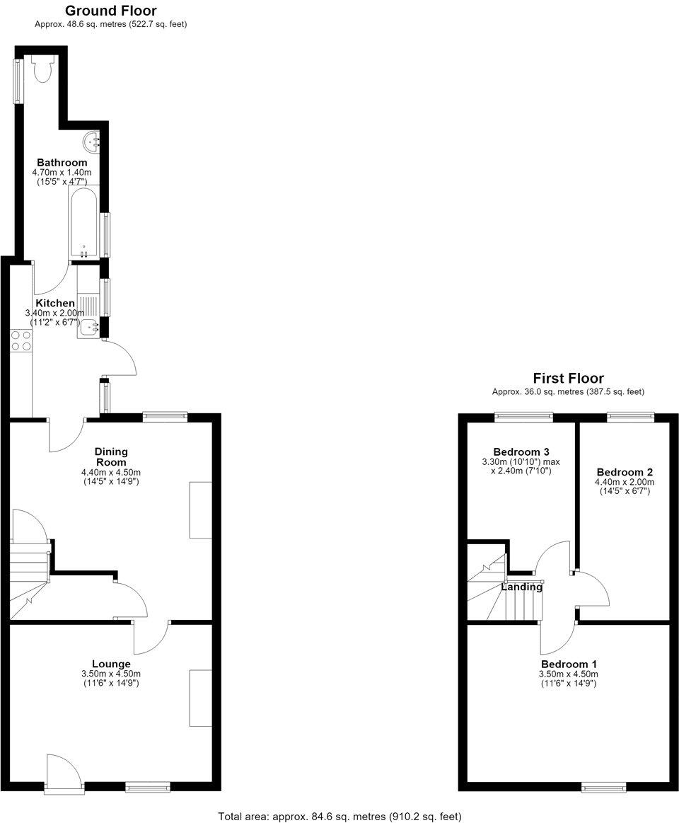 Westgate, Sleaford, Lincolnshire, NG34 floorplan