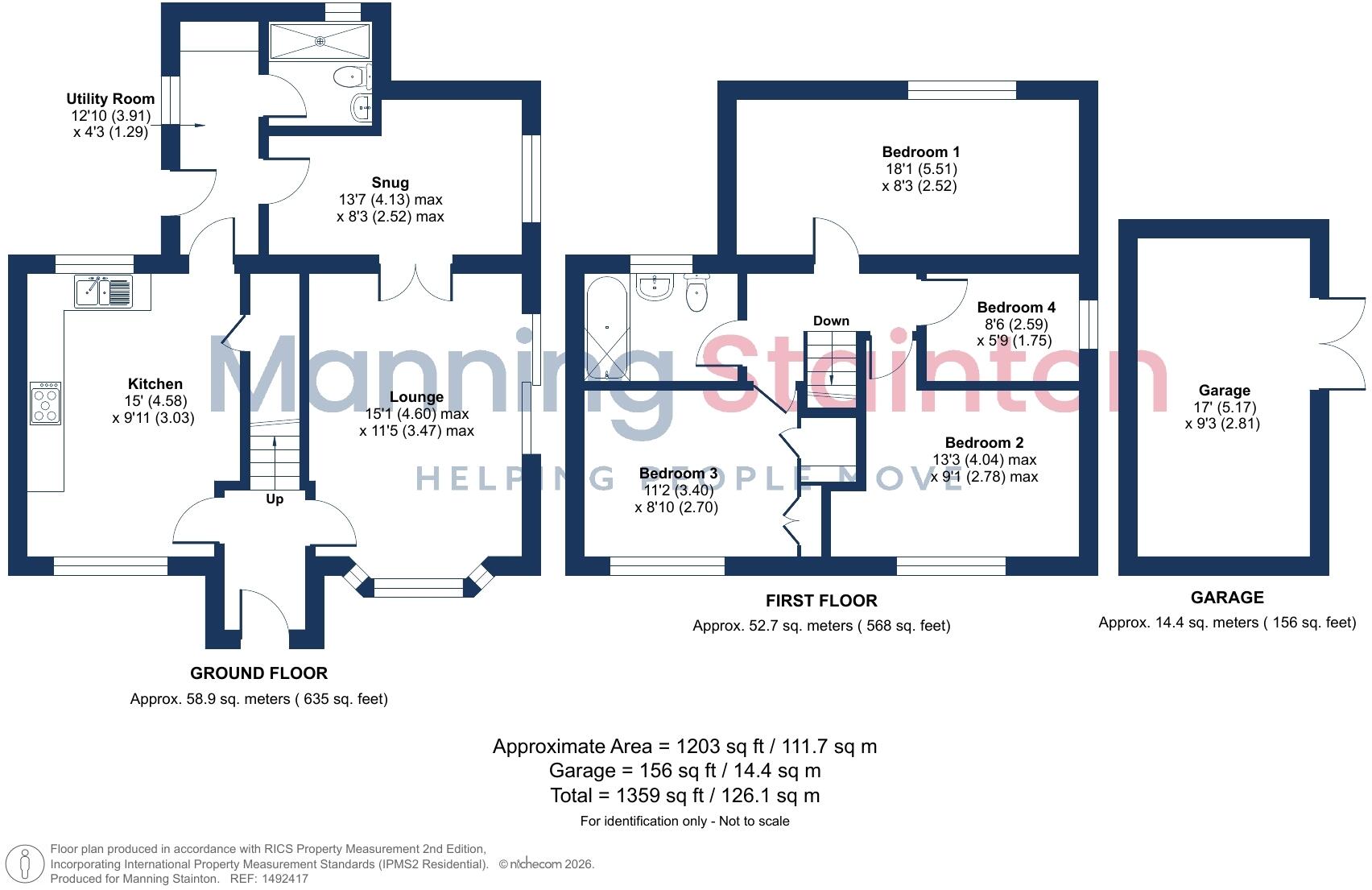 Hopefield Walk, Rothwell, Leeds, West Yorkshire floorplan