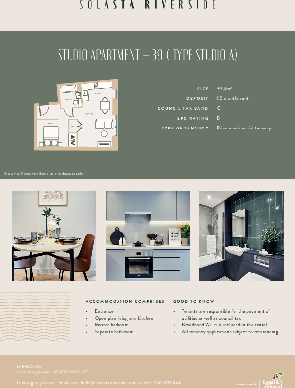 Clyde Place, Glasgow, G5 floorplan