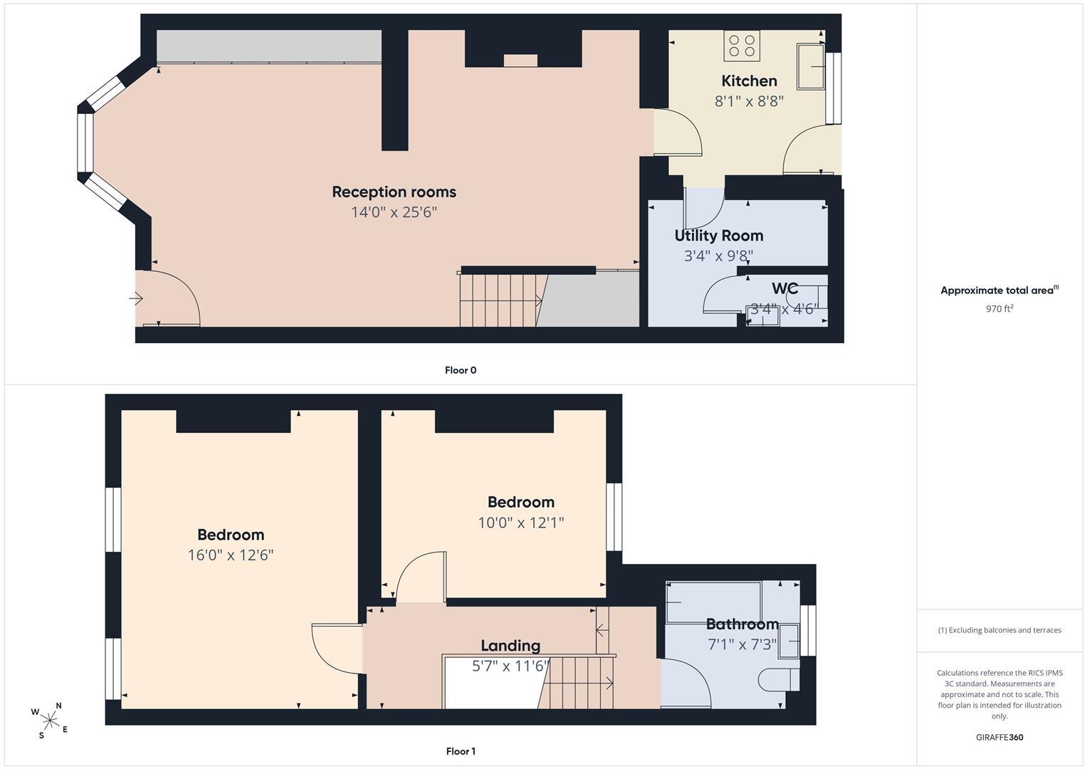 Ilfracombe Gardens, Whitley Bay floorplan