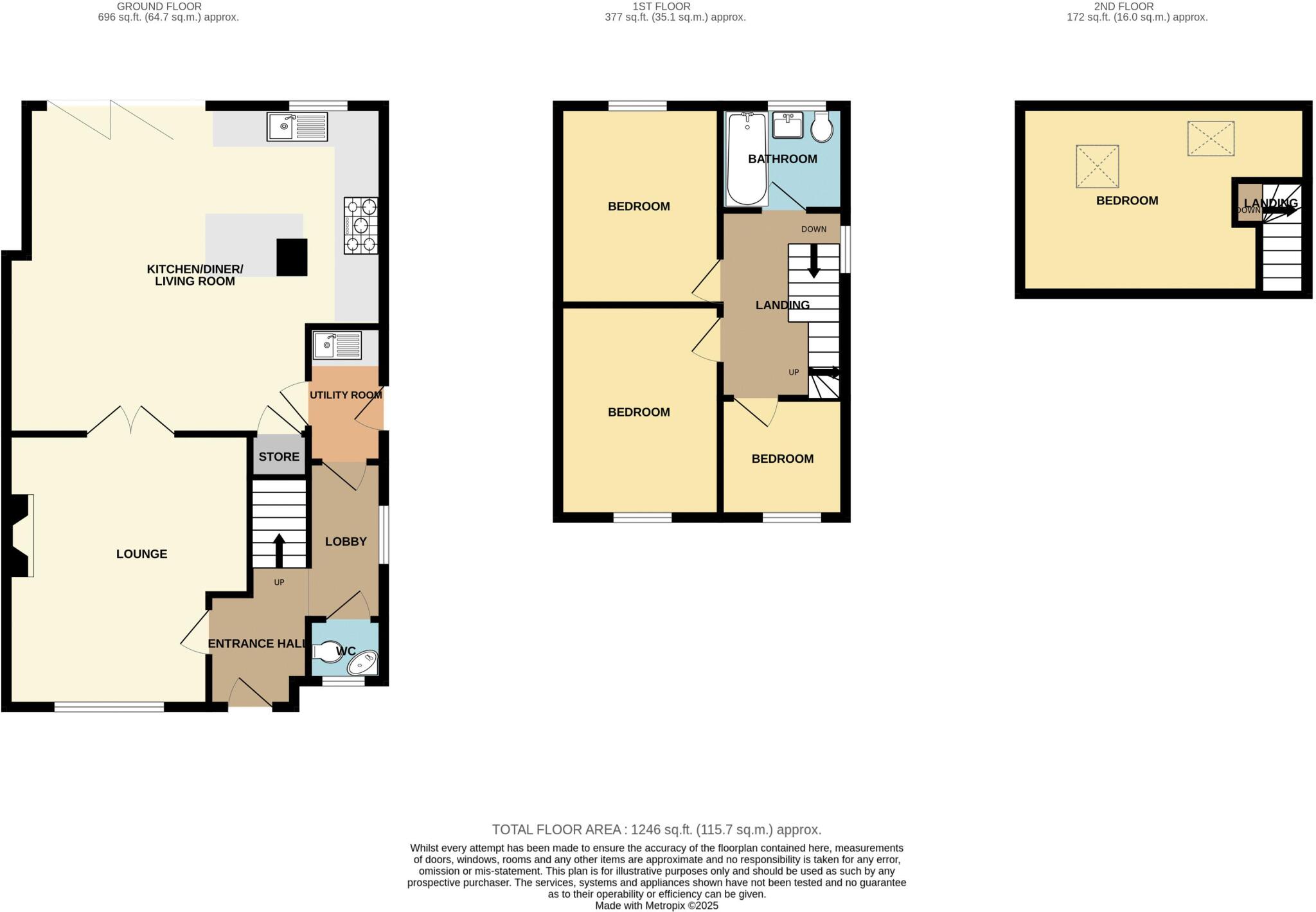 Henbury Drive, Woodley floorplan