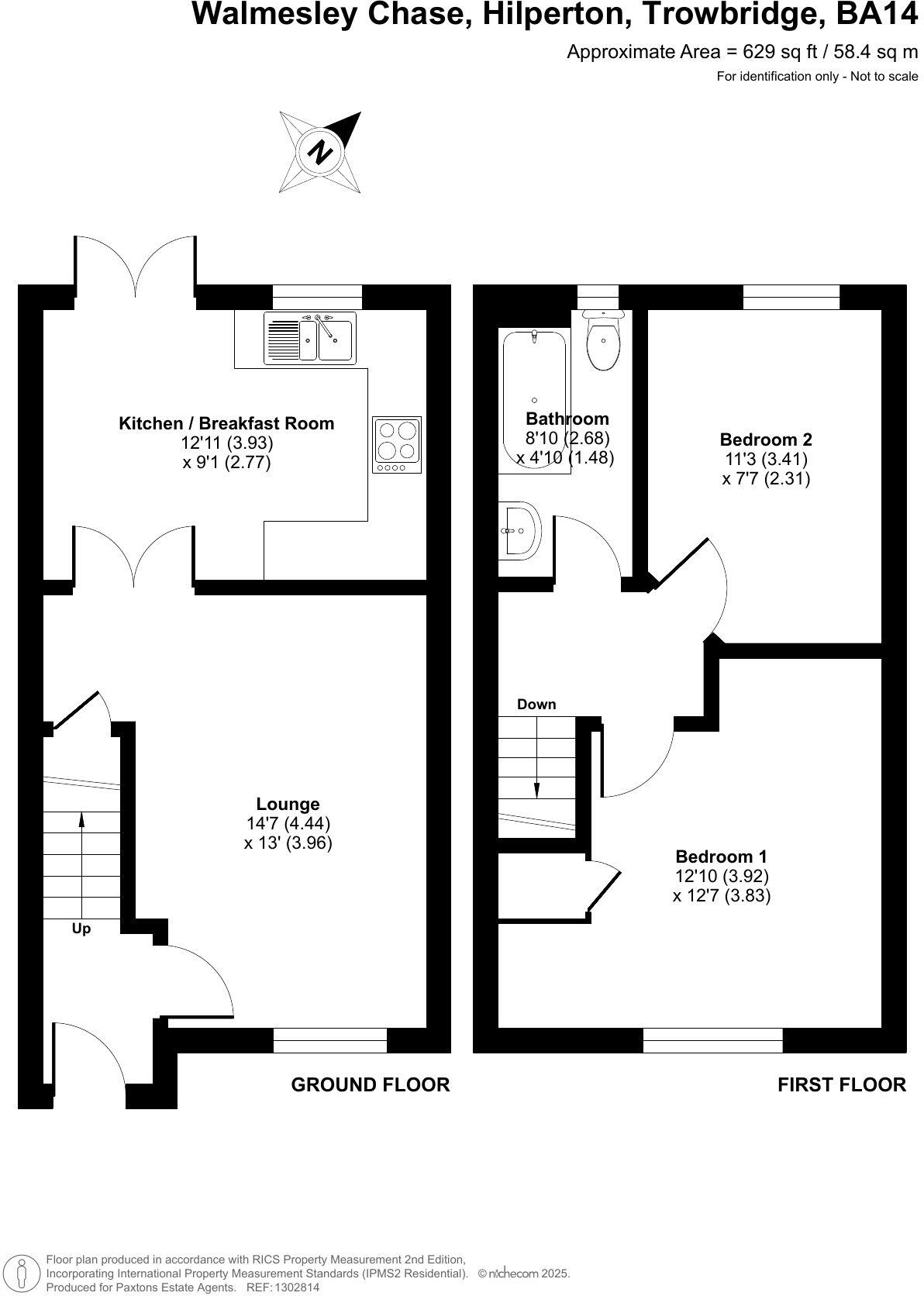 Walmesley Chase, Hilperton, Trowbridge, Wiltshire. BA14 7HY floorplan
