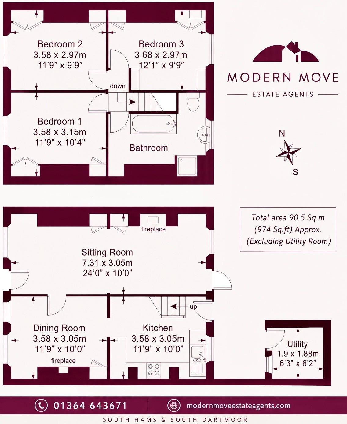 The Square, Ermington floorplan