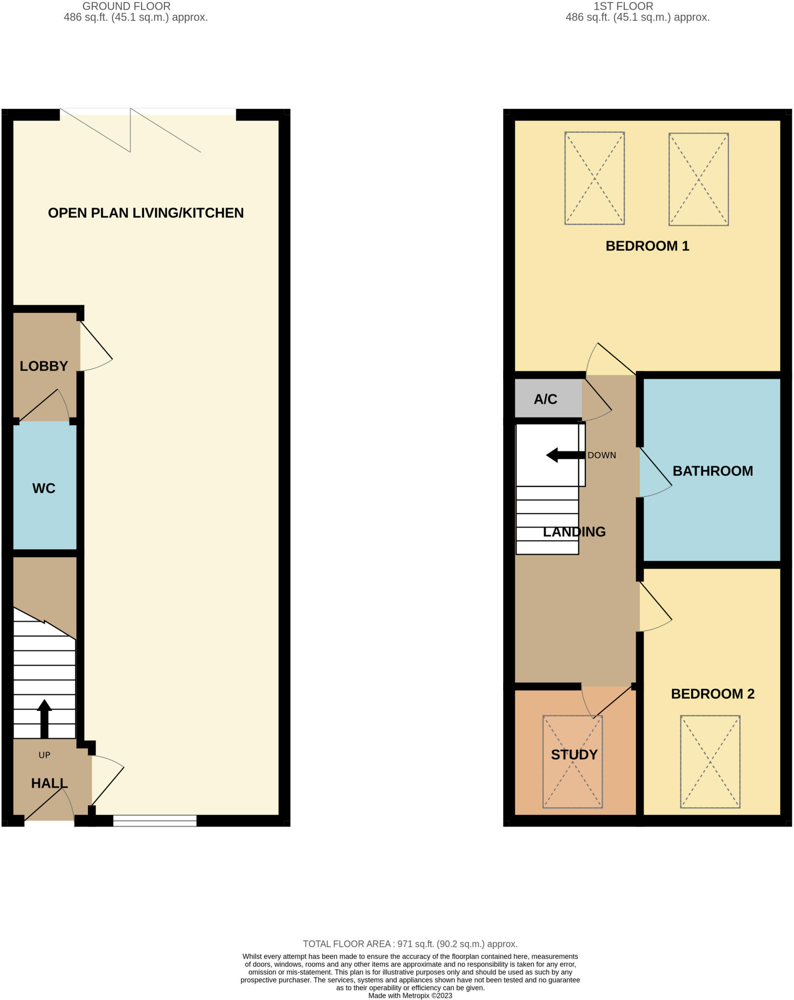 Furnace Lane, Loscoe floorplan
