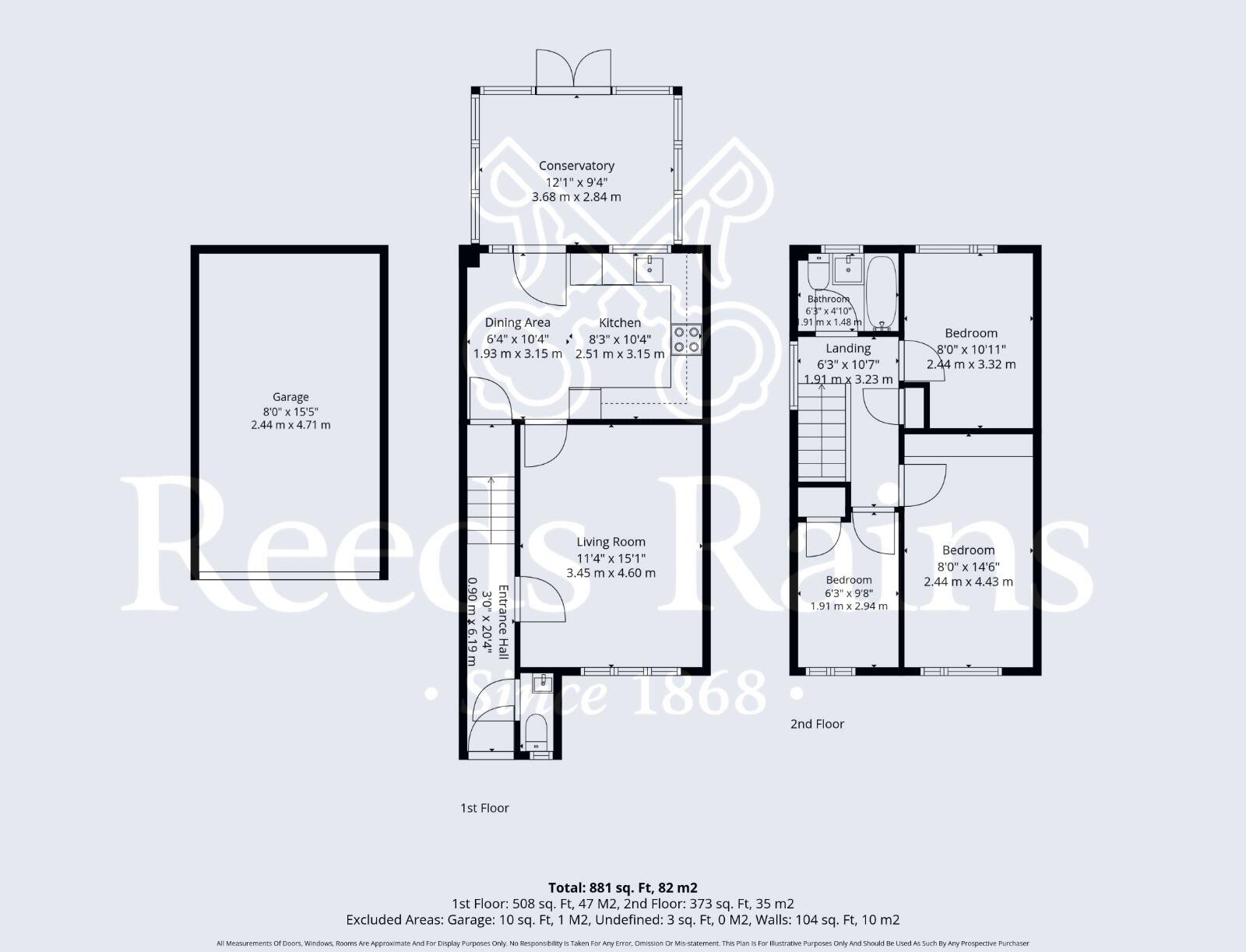 St. Philips Drive, Evesham, Worcestershire, WR11 floorplan
