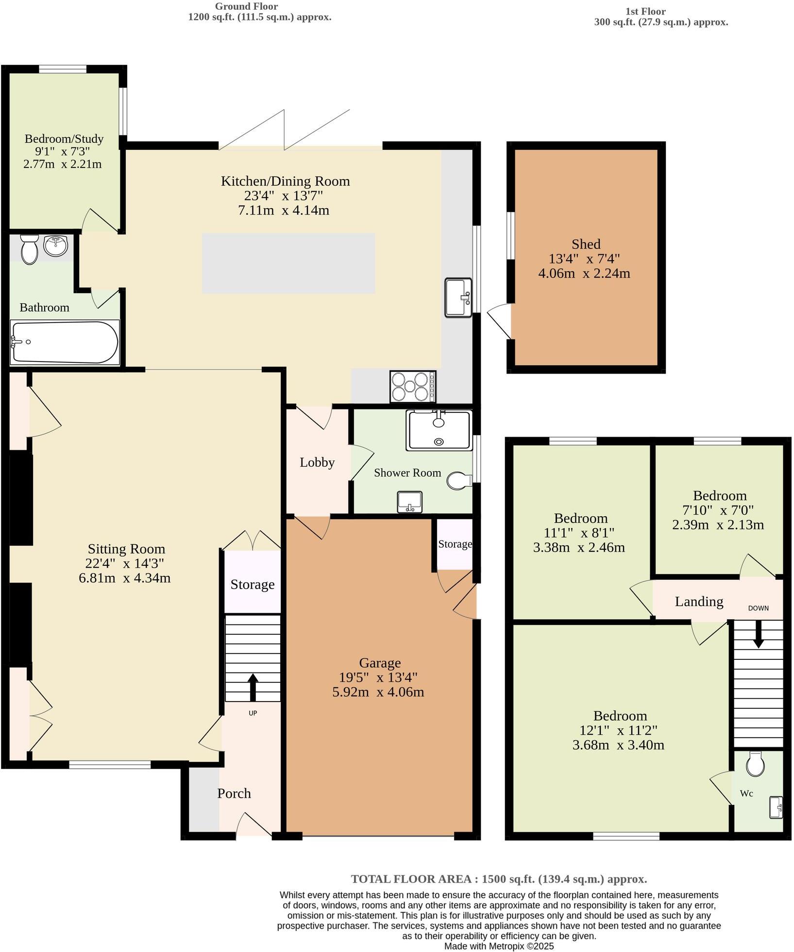 Preston Avenue, Wymondham floorplan