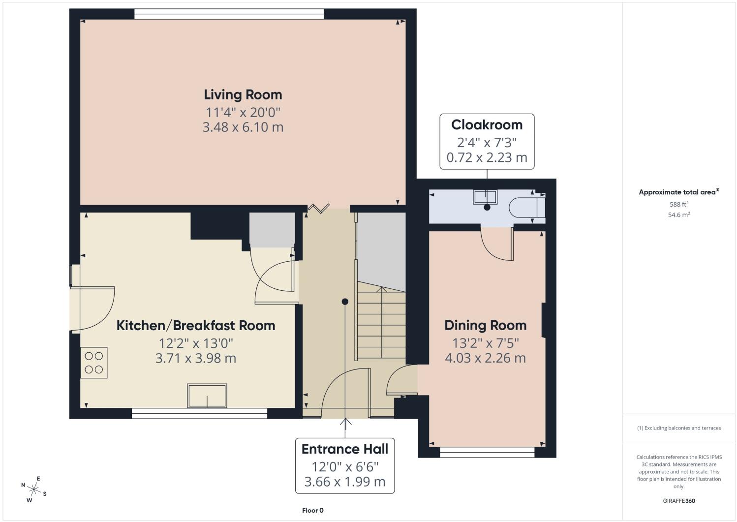 Wisteria Road, Yaxley, Peterborough, PE7 3YX floorplan