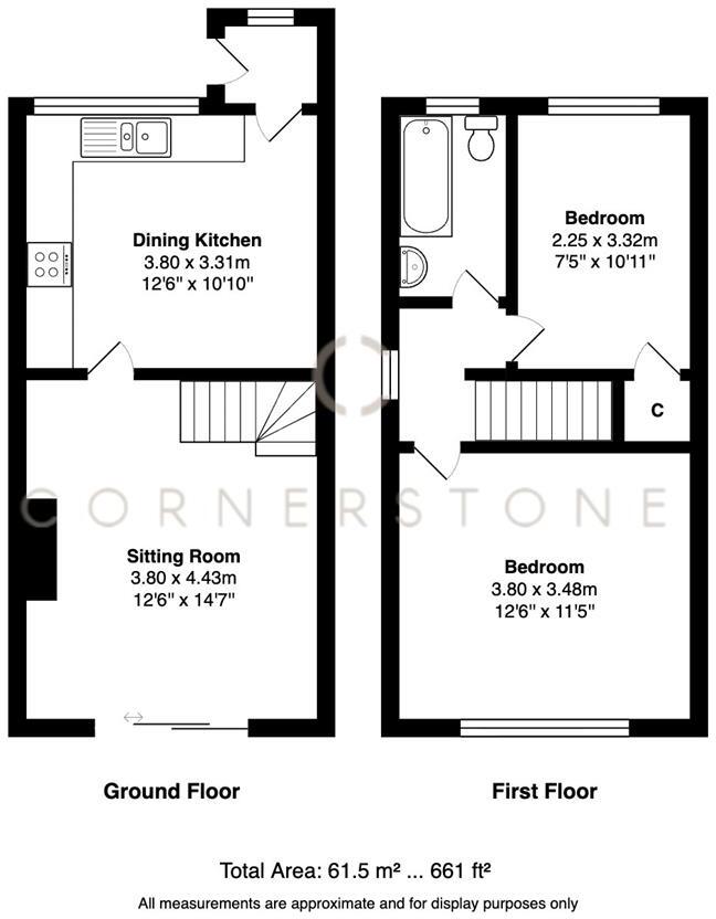 Sandfield Garth, Meanwood, Leeds, West Yorkshire. floorplan