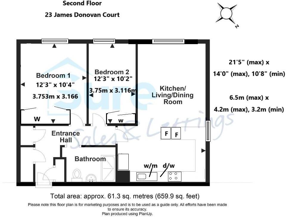 Hewlett Road, Cheltenham floorplan