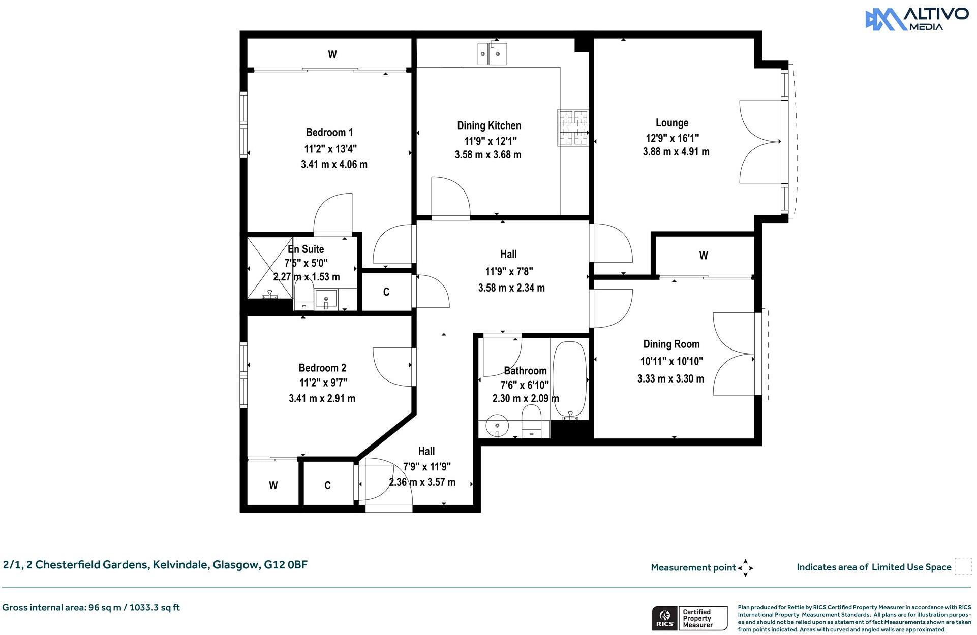 Chesterfield Gardens, Kelvindale, Glasgow floorplan