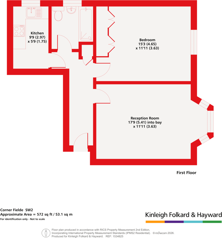 Corner Fielde, Brixton Hill, SW2 floorplan