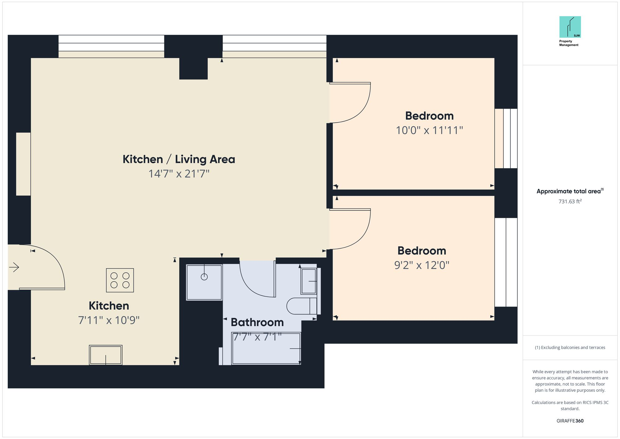 44, Warple Way, Long Island House, W3 floorplan