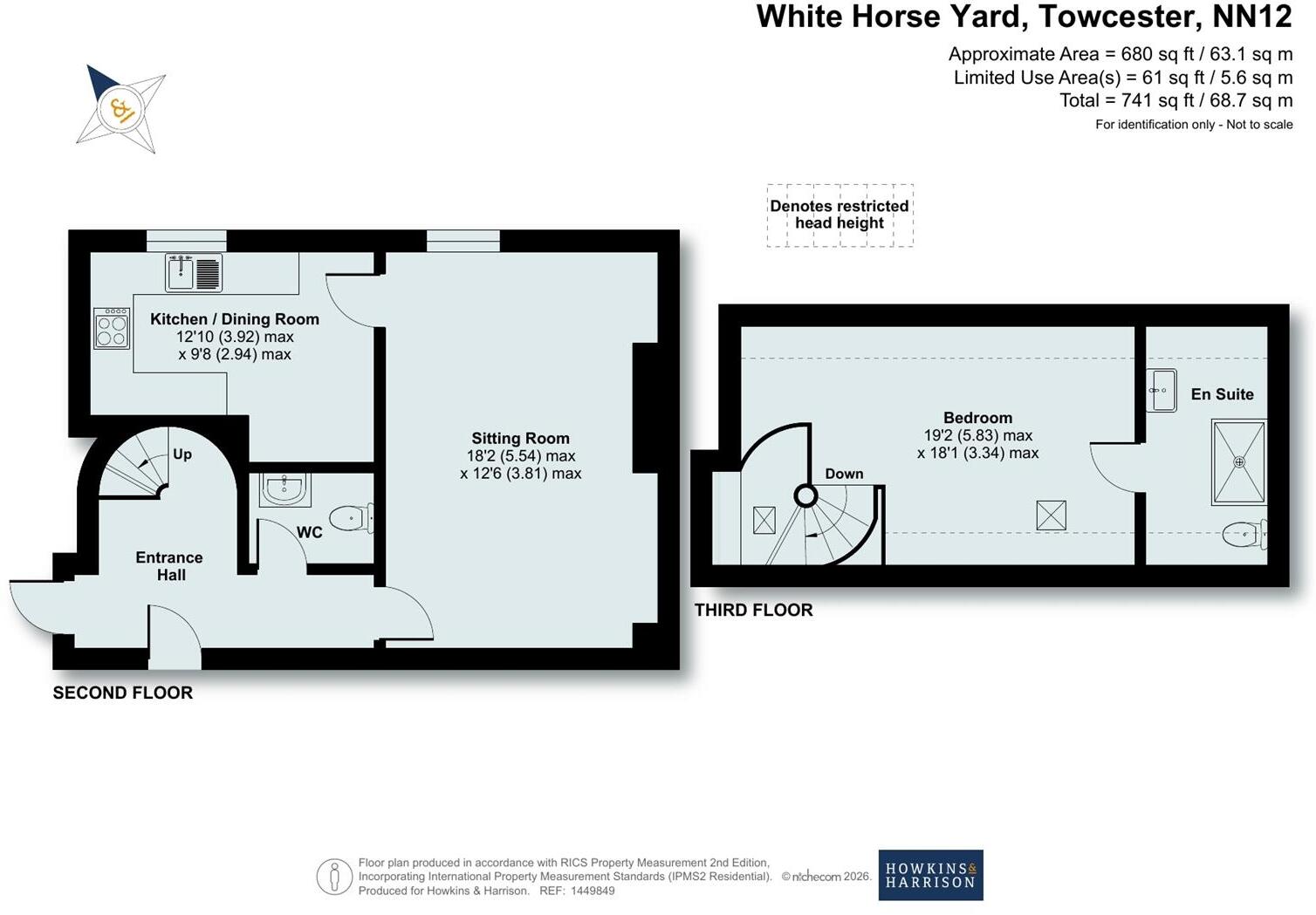 White Horse Yard, Towcester, NN12 floorplan