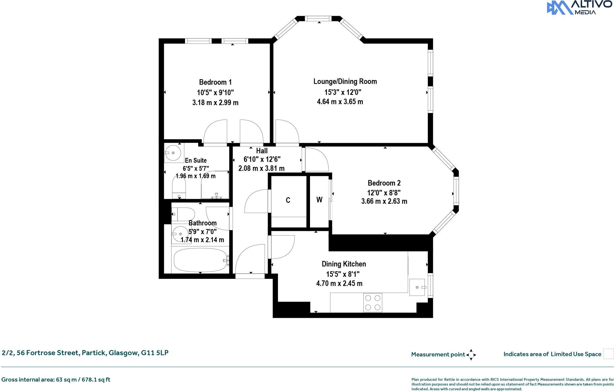 Fortrose Street, Partick, Glasgow floorplan