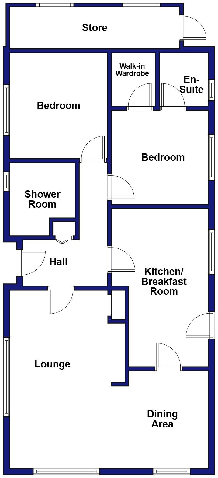 Orchid Court, Organford Manor Country Park Homes, Organford, Poole, Dorset floorplan