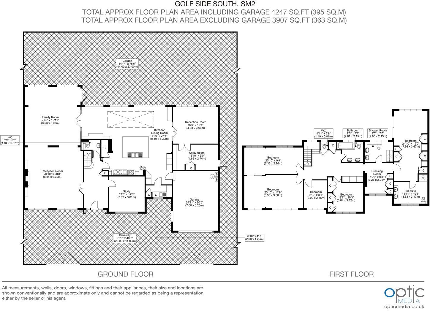 Golf Side, South Cheam floorplan