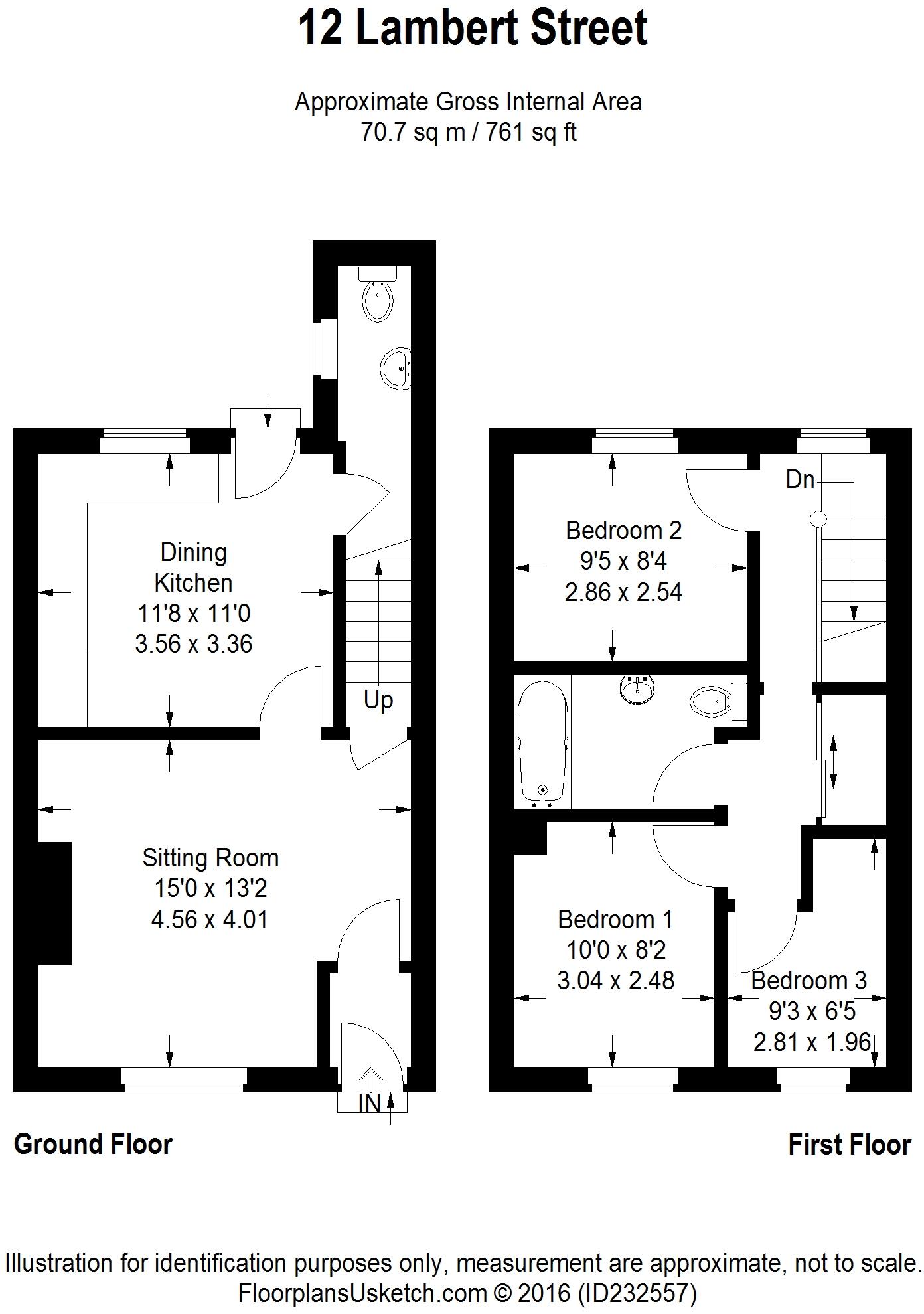 12 Lambert Street, Skipton, BD23 2DR floorplan
