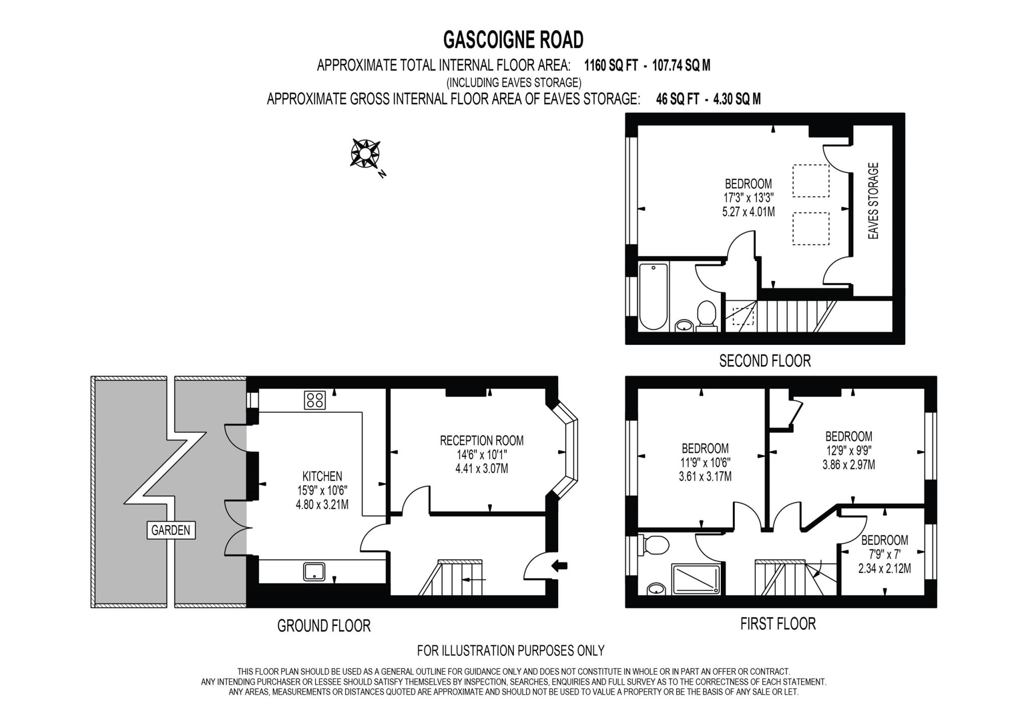 Gascoigne Road, New Addington, CROYDON floorplan