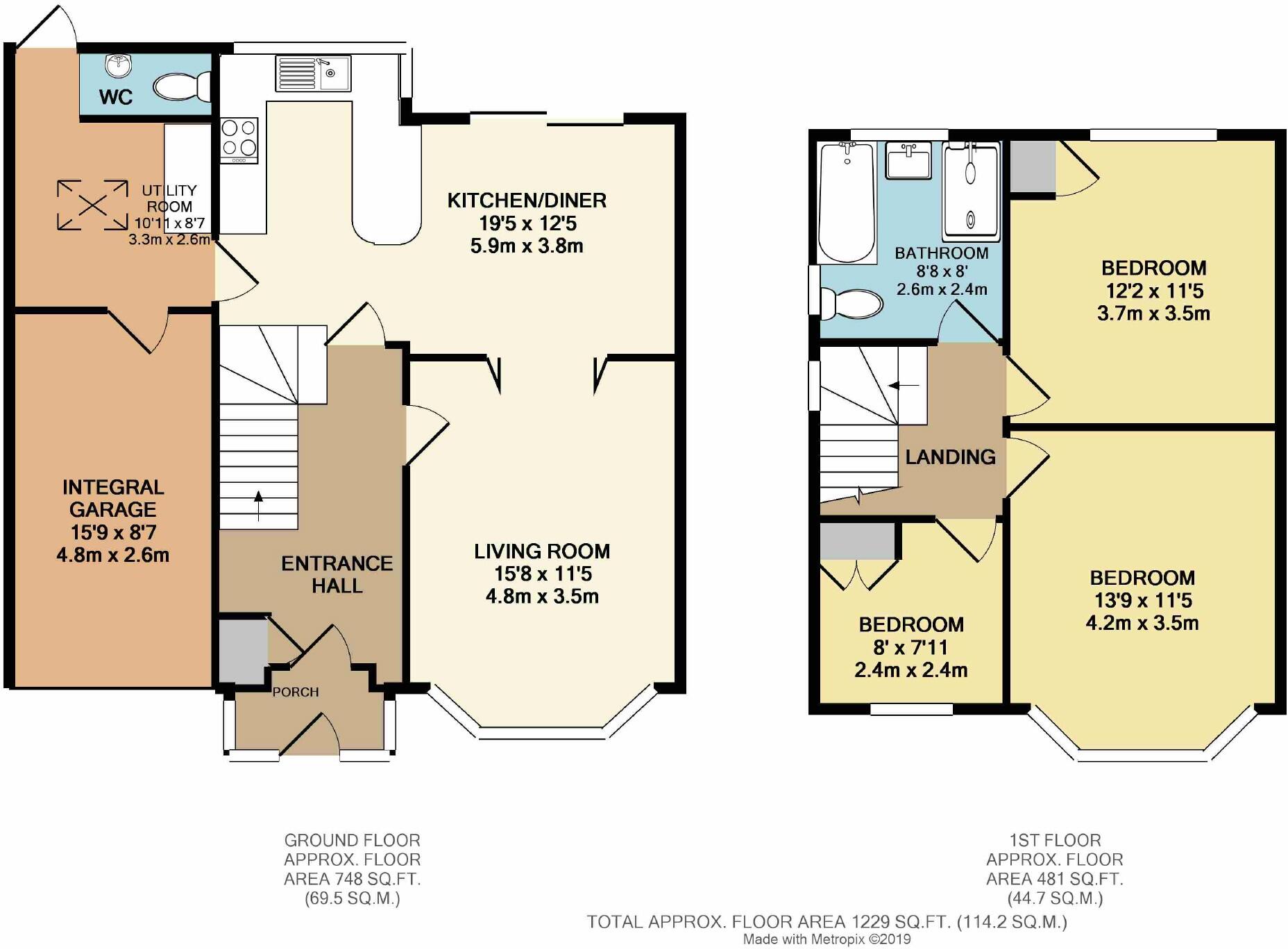 Marlborough Drive, Heaton Chapel, Stockport, SK4 floorplan