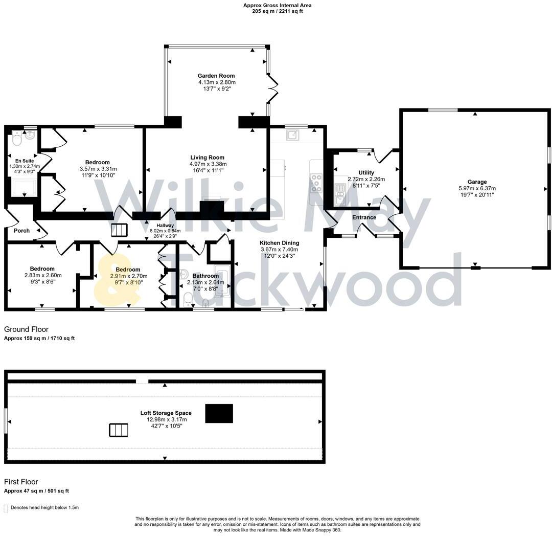 Kingswood, Stogumber, Taunton floorplan
