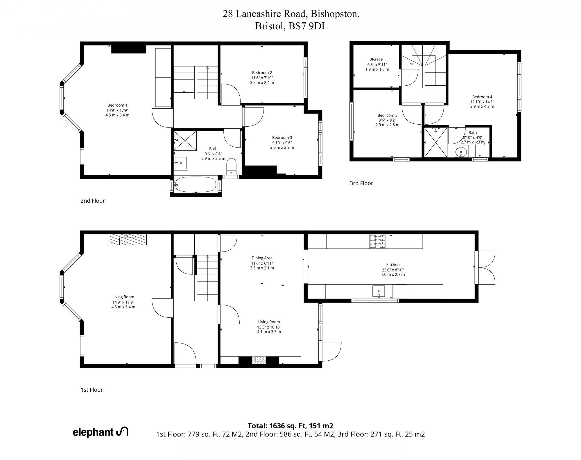 Lancashire Road, Bristol, BS7 floorplan