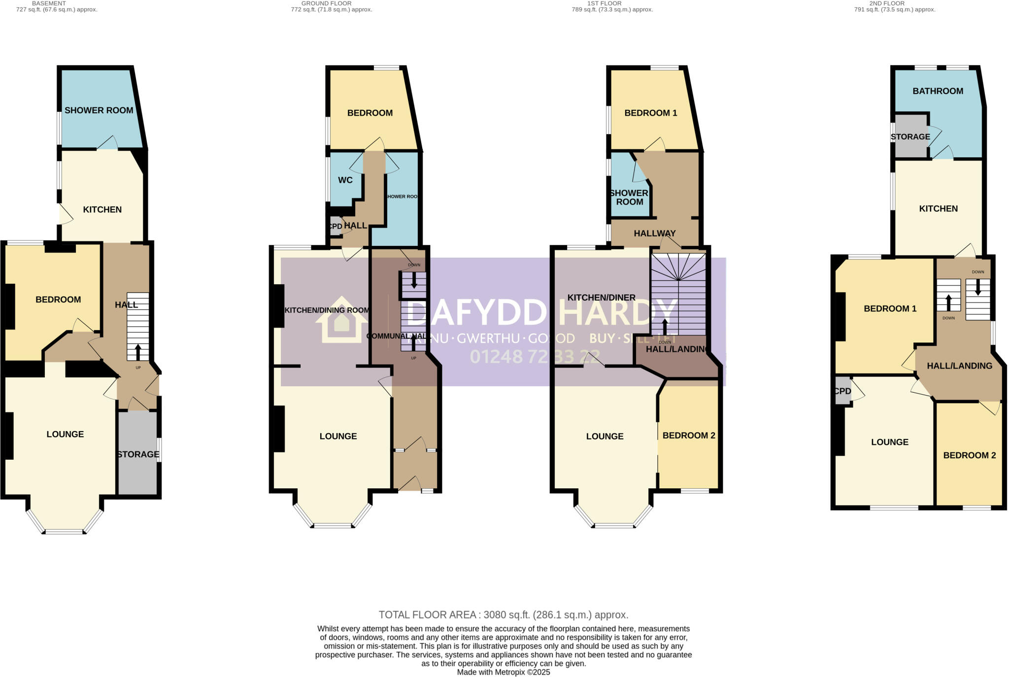 West Parade, Llandudno, Conwy, LL30 floorplan
