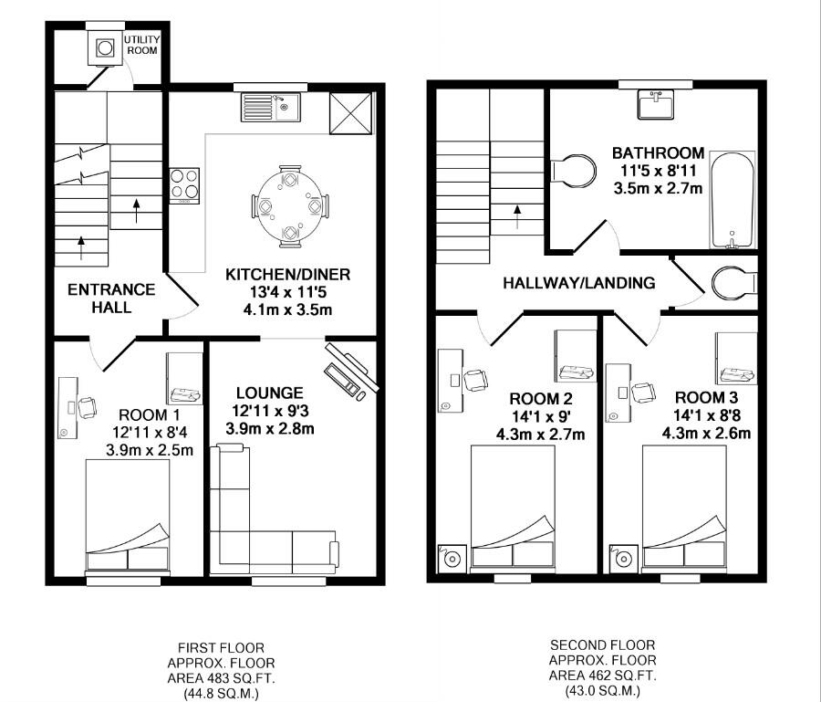 Mutley Plain, Plymouth floorplan
