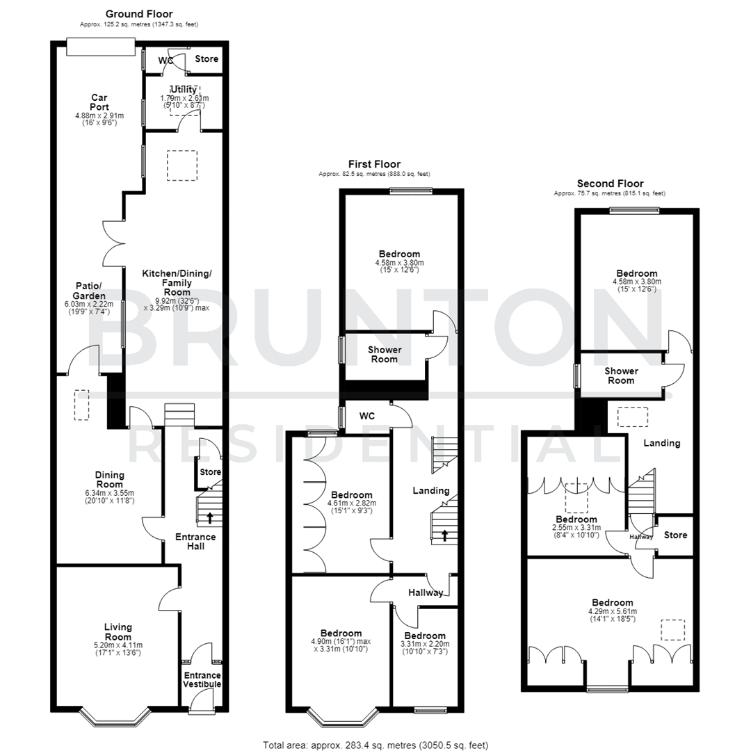 St. Georges Terrace, Jesmond, NE2 floorplan