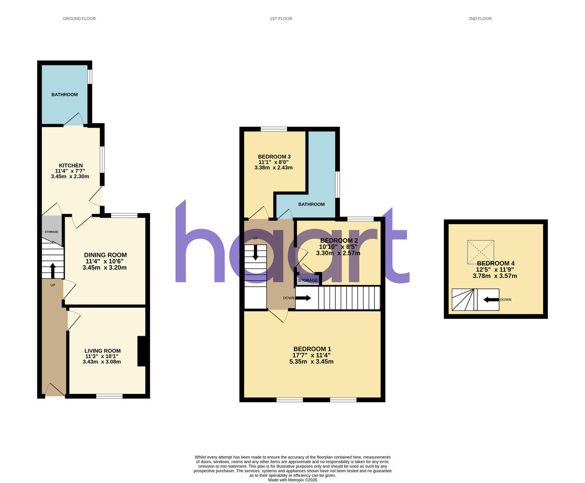 Chandos Street, Nottingham floorplan