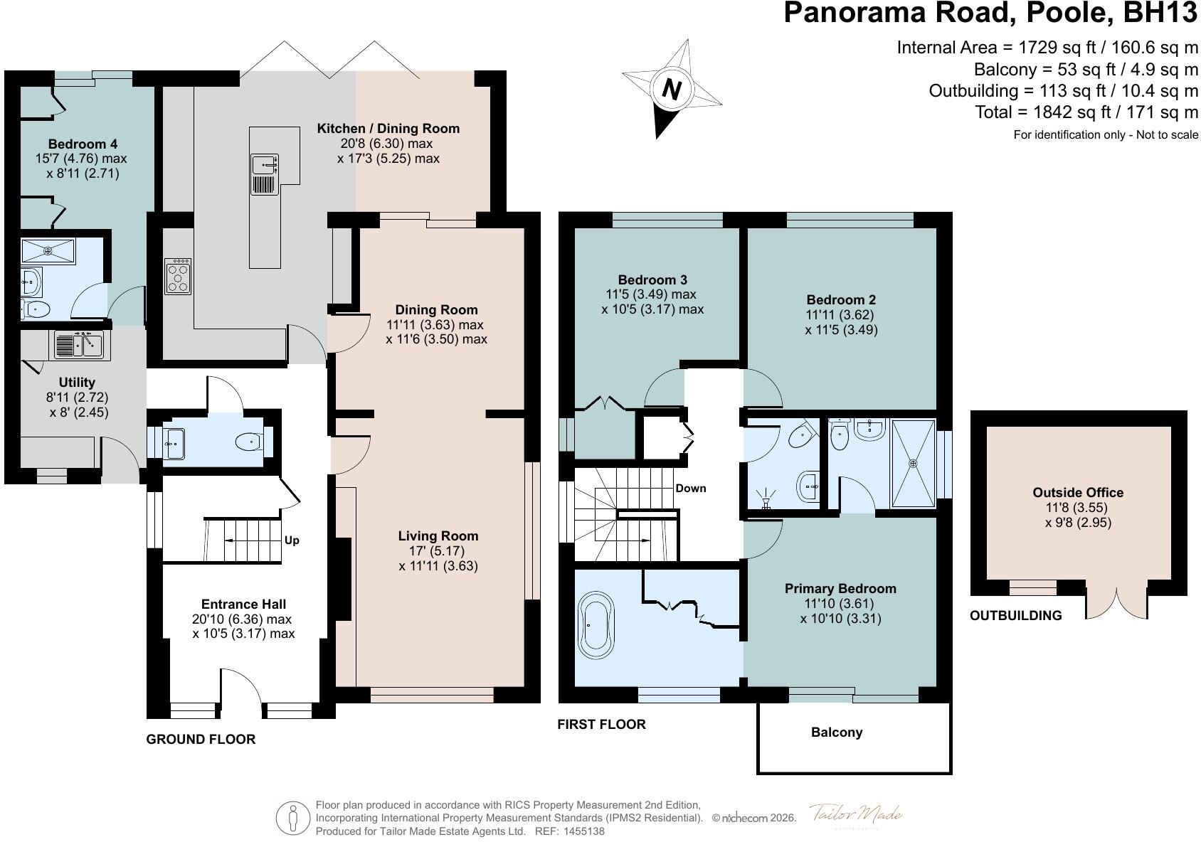 Panorama Road, Sandbanks, Poole, Dorset, BH13 floorplan