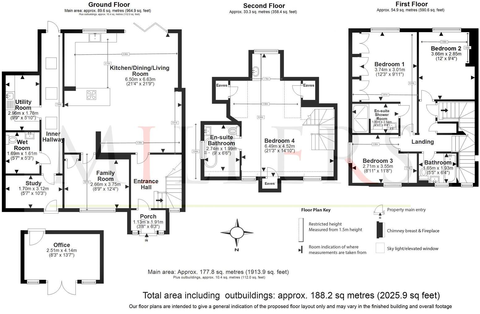 Ivy Chimneys, Epping floorplan