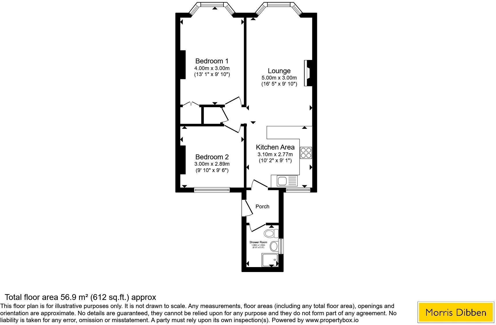 Sea Front, Hayling Island, Hampshire, PO11 floorplan