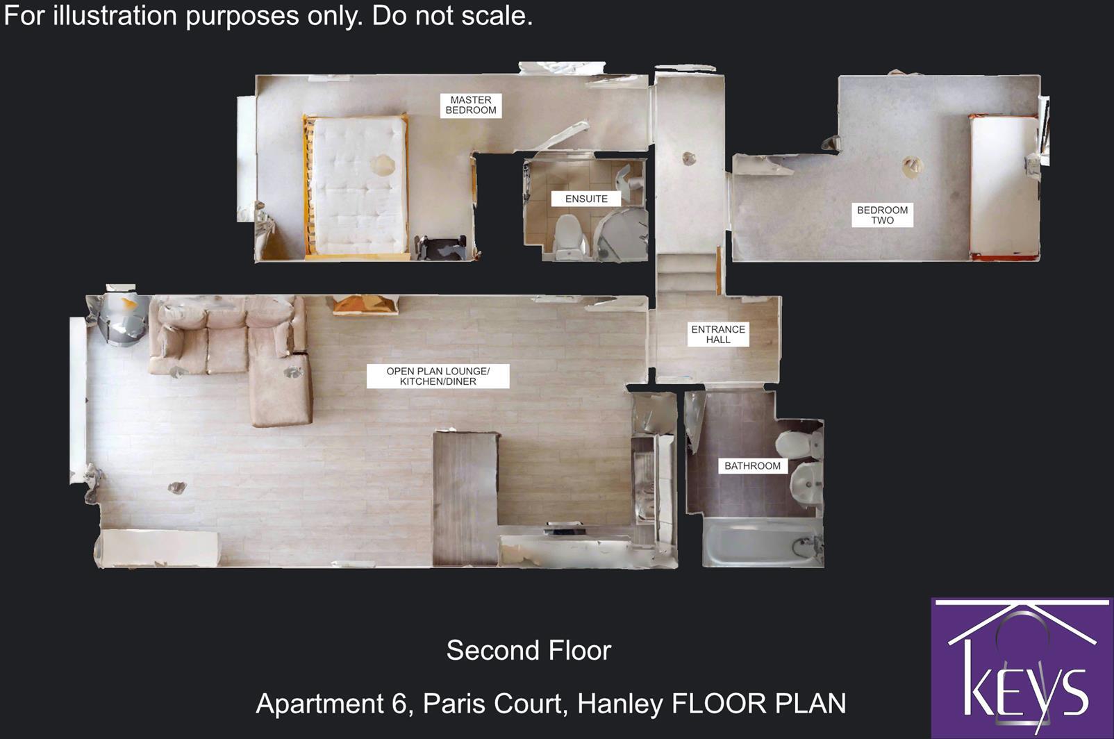 Paris Court, Hanley, Stoke-On-Trent floorplan