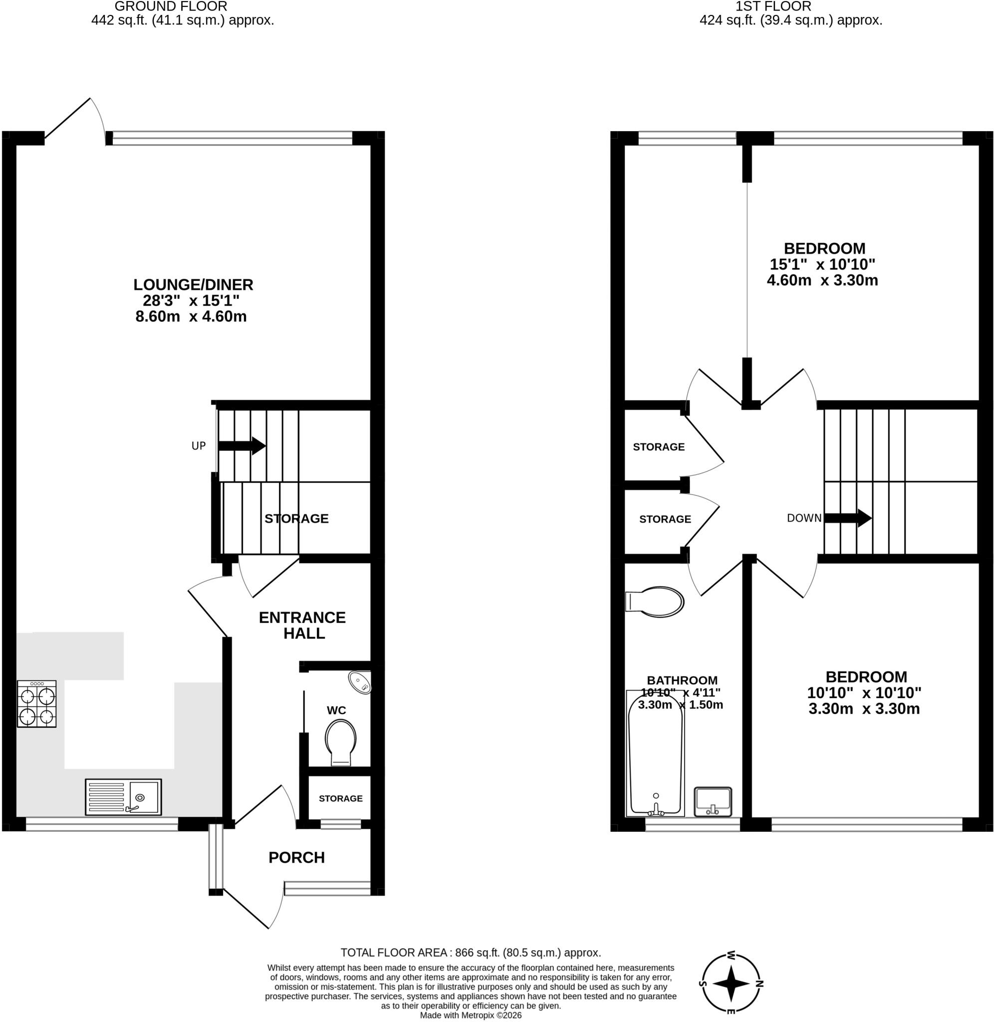 Salisbury Avenue, St. Albans, Hertfordshire, AL1 floorplan