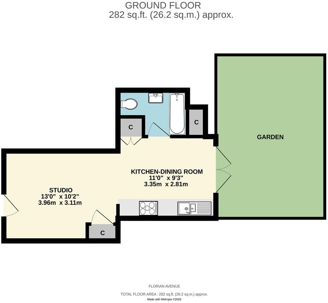 Florian Avenue, Sutton floorplan