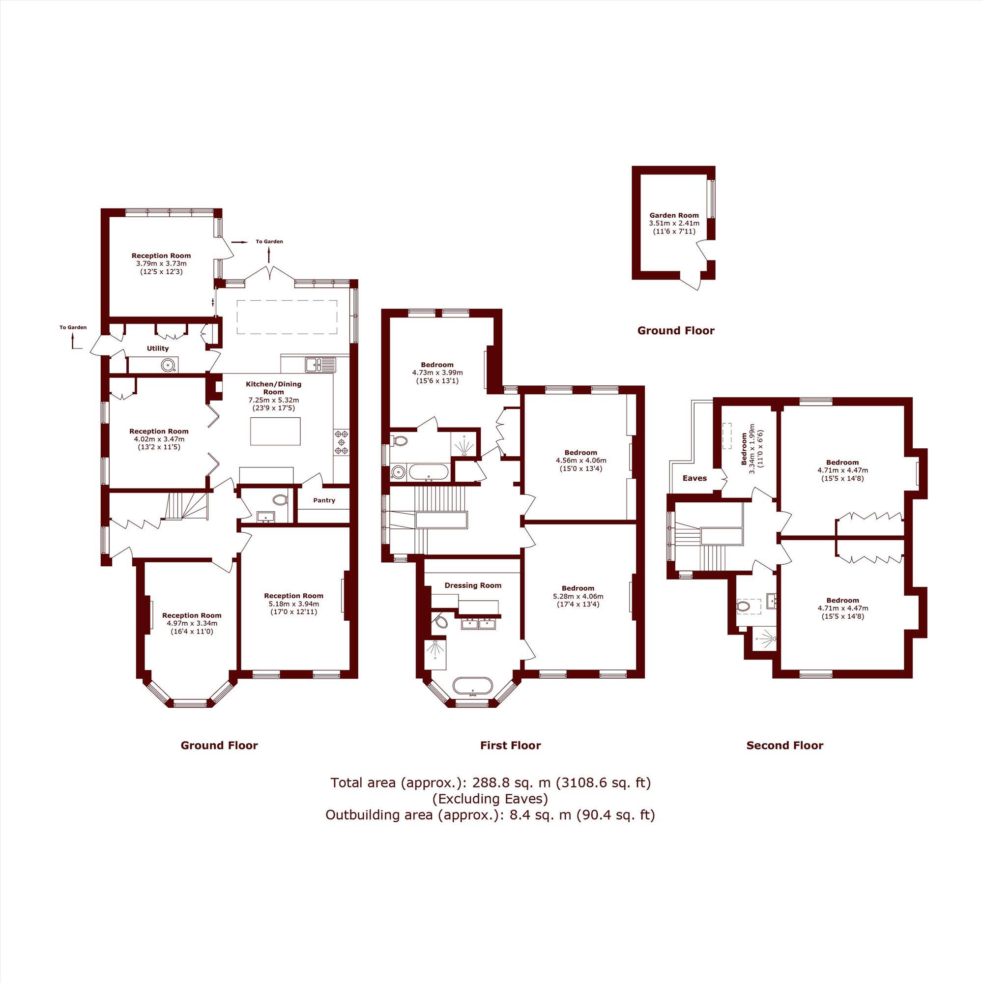 Malcolm Road, Wimbledon floorplan
