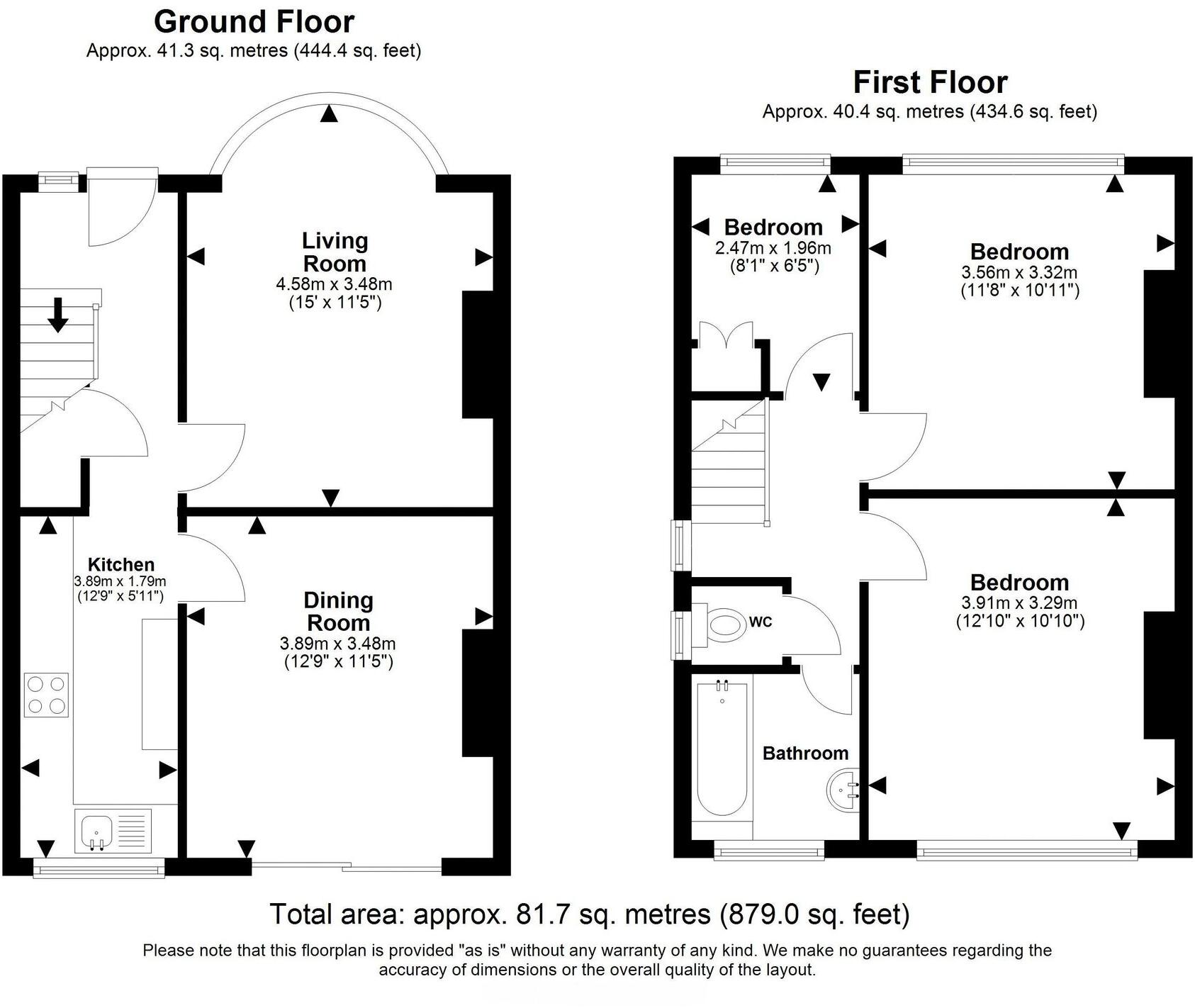 Elm Road, New Malden, KT3 floorplan