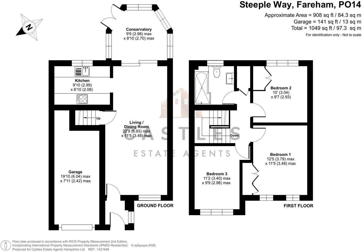 Steeple Way, Fareham floorplan