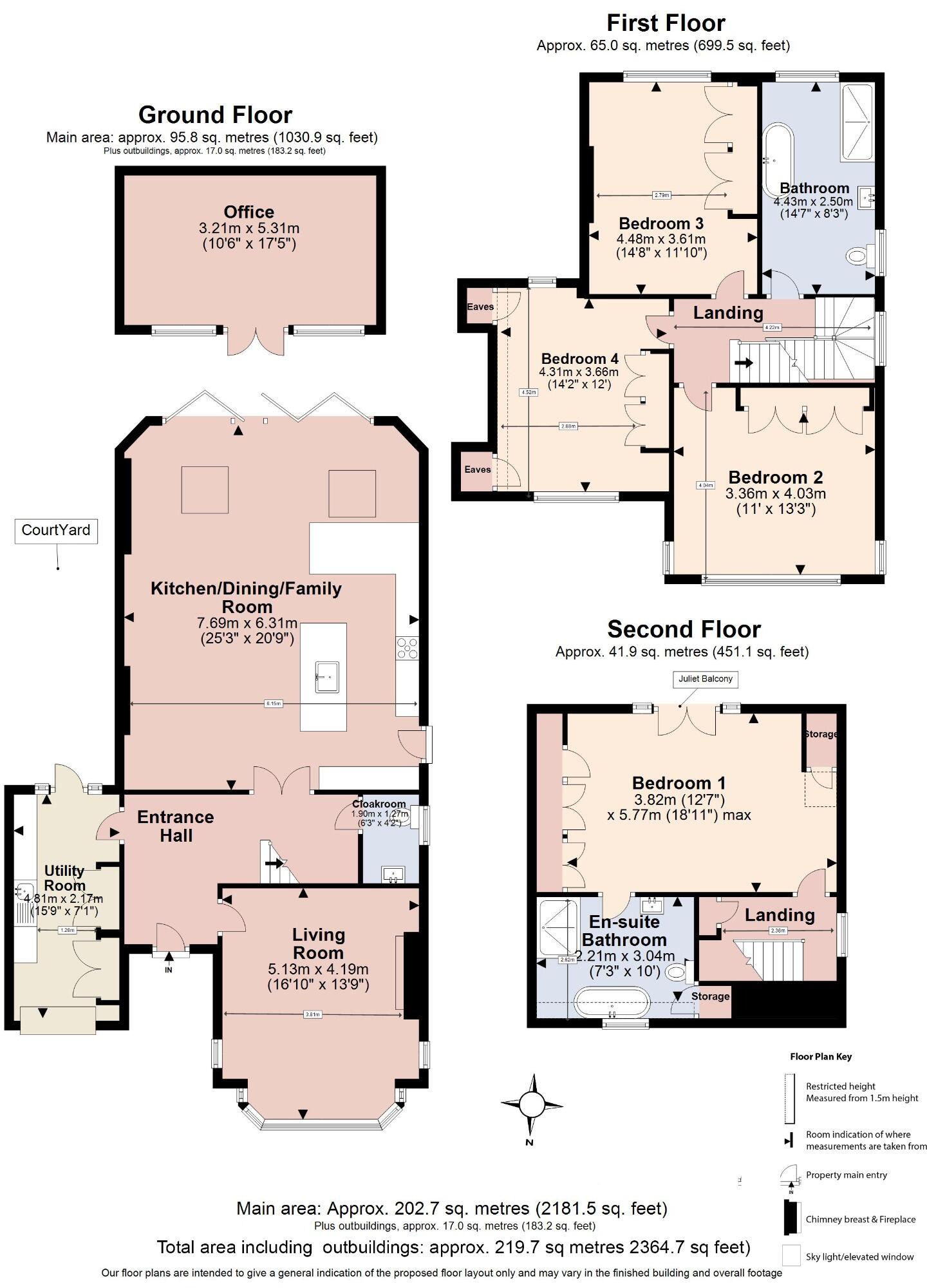The Glade, Woodford Green, IG8. floorplan