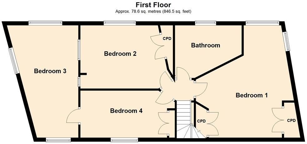 Rosery Cottage, The Lane, Alverstoke, Gosport PO12 2DE floorplan