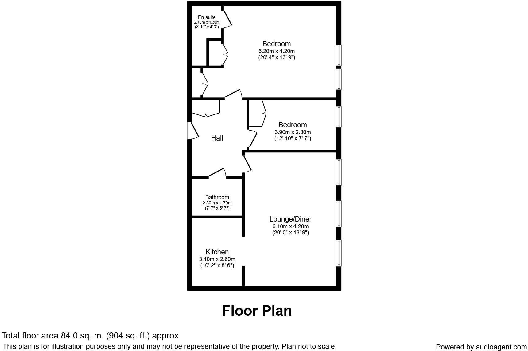 New Elvet, Durham, DH1 floorplan