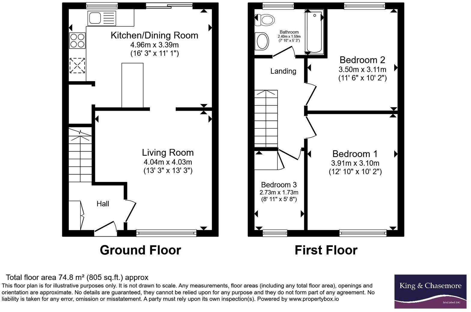 Towers Road, Upper Beeding, Steyning, West Sussex, BN44 floorplan