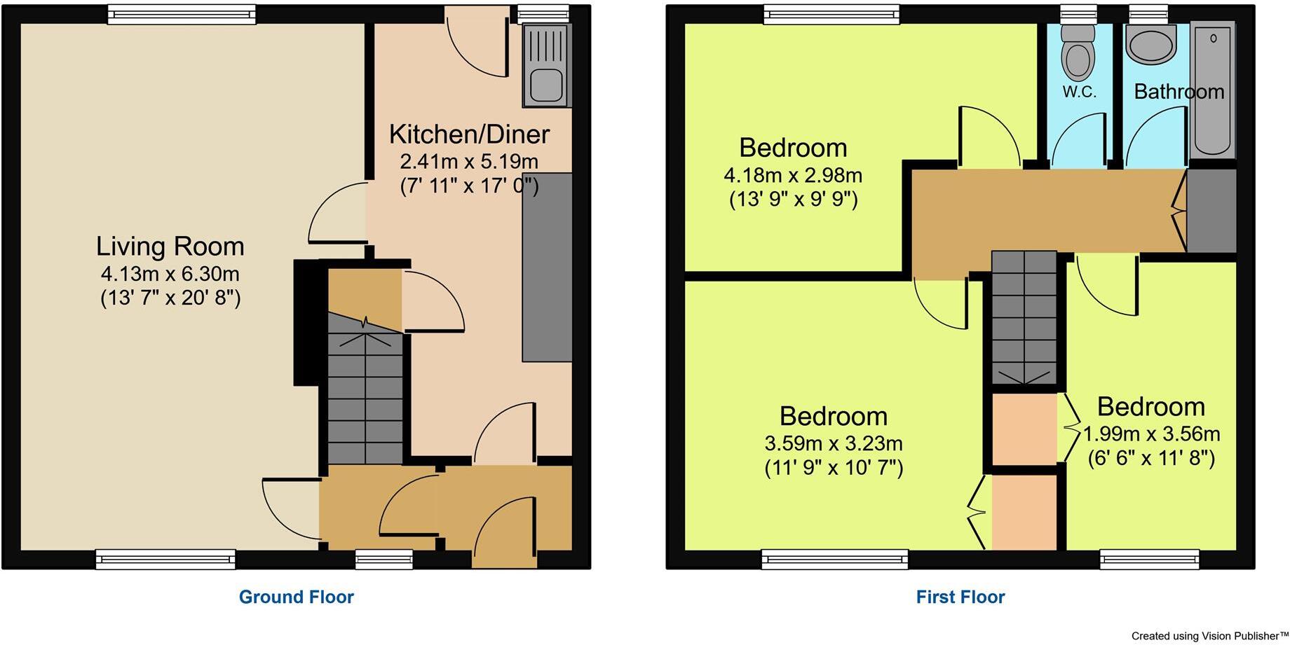 Belle Vue Road, Halifax, HX3 7LU floorplan