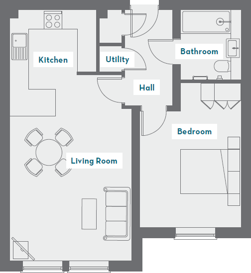 7 New Manor, Fountain Way, Salisbury, Wiltshire floorplan