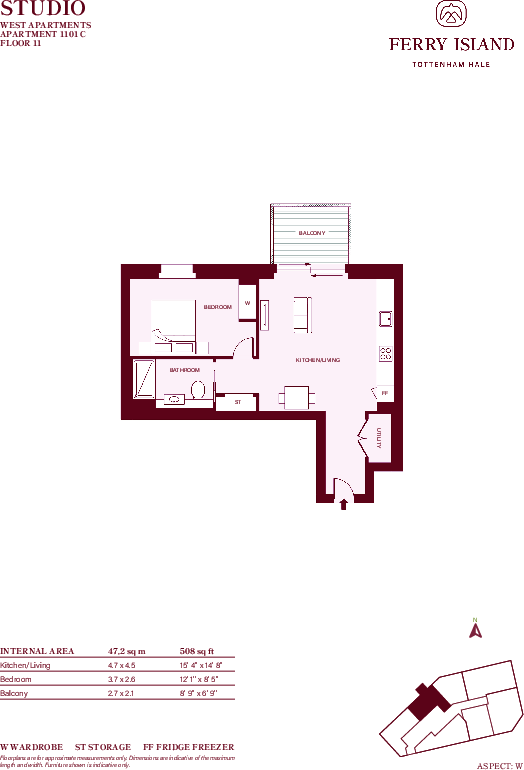 Ferry Island Related Argent, N17 floorplan