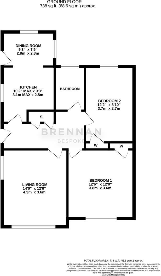 NN14 Grange Road, Little Cransley floorplan