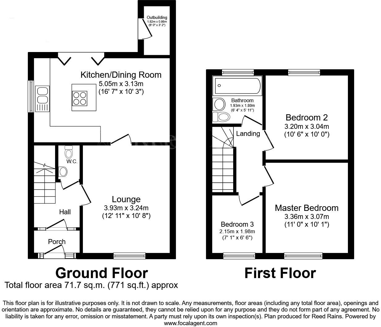 Mansfield Road, Aston, Sheffield, South Yorkshire, S26 floorplan